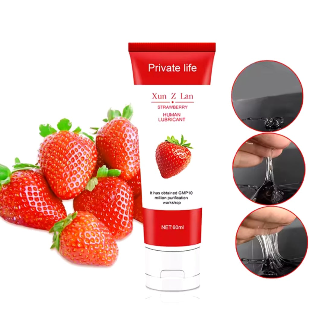Lubricante sabor a fresa🍓