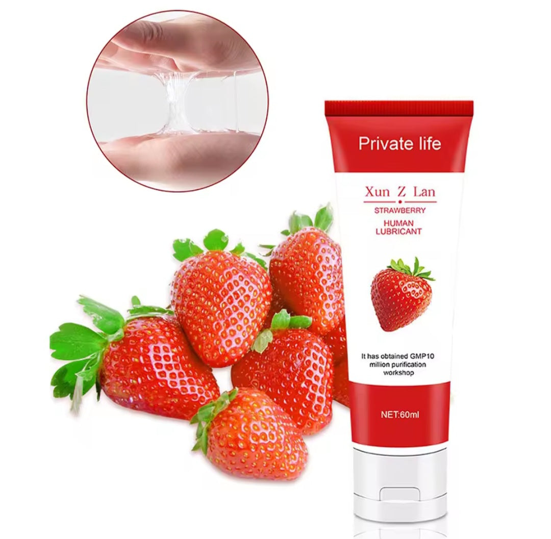 Lubricante sabor a fresa🍓