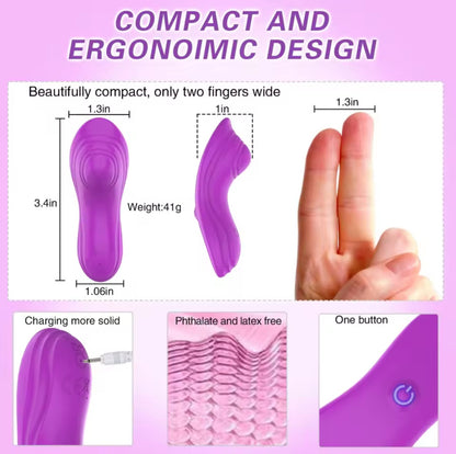 Vibrador bluetooth para braga de mujer