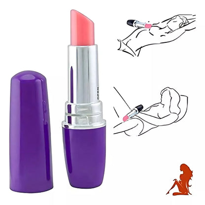 Lápiz labial Vibrador, silencioso para mujer