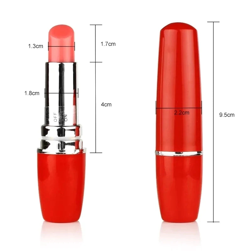 Lápiz labial Vibrador, silencioso para mujer